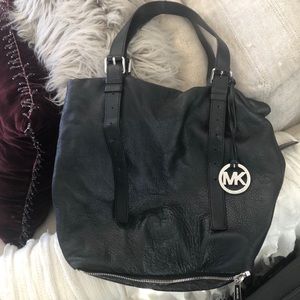 Michael Kors Black Leather Tote